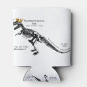 Tレックス骨格恐竜の王 缶クーラー (裏面)