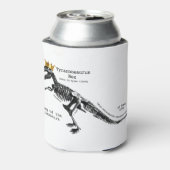 Tレックス骨格恐竜の王 缶クーラー (缶裏面)