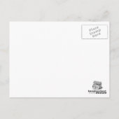 Tレックス骨葉書 ポストカード (裏面)