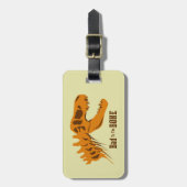 Tレックス骨 ラゲッジタグ (正面縦)