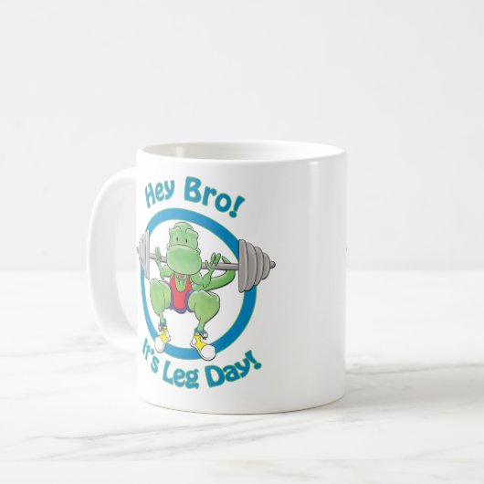 Tレックス。 ちょっとBro! それは足日です! コーヒーマグカップ (正面左)