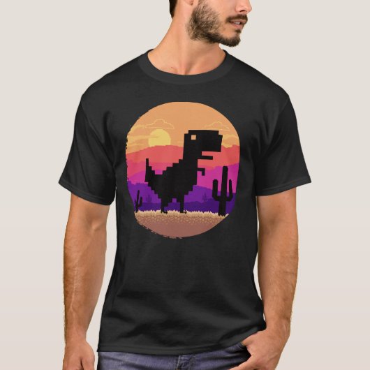 Tレックス オフラインゲーム Tシャツ (正面)