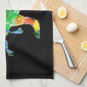 Tレックス キッチンタオル (四つ折り)