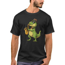 Tレックス・ジャズ・ミュージシャンTシャツ