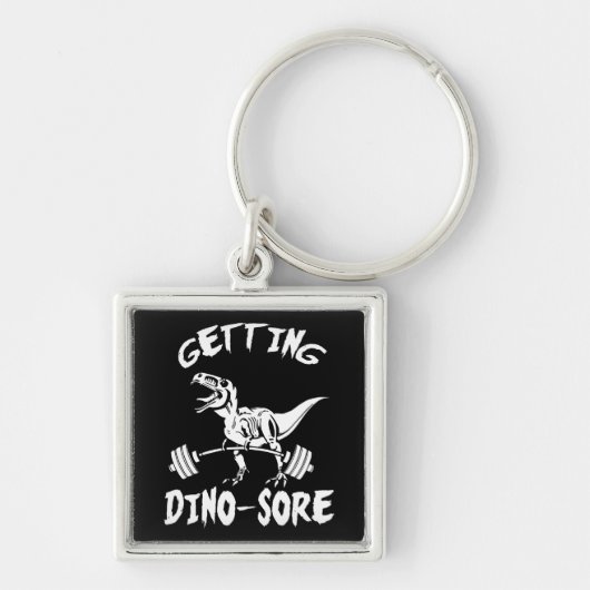 Tレックス,ディーノマッサージおもしろい,漫画,トレーニング キーホルダー (正面)