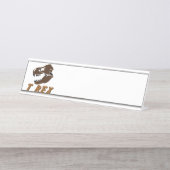 Tレックス デスクネームプレート (正面)