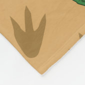 Tレックス フリースブランケット (角)