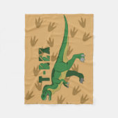 Tレックス フリースブランケット (正面)