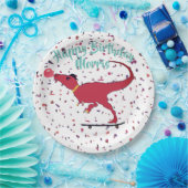 Tレックス ペーパープレート (パーティー)