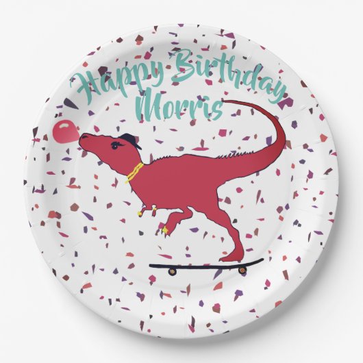 Tレックス ペーパープレート (正面)