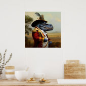 Tレックス ポスター (キッチン)