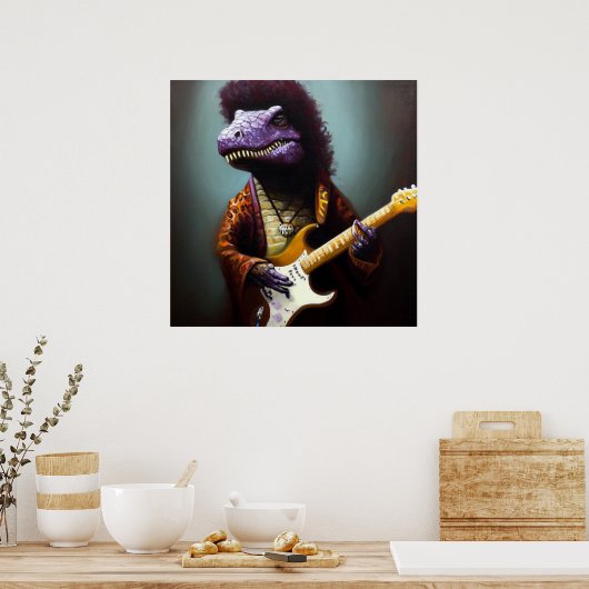 Tレックス ポスター (キッチン)