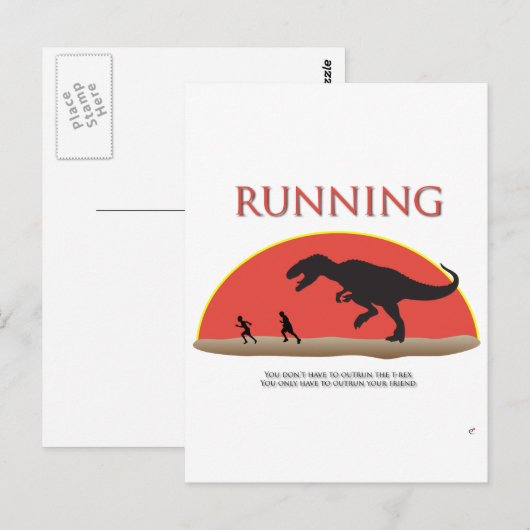 Tレックス ポストカード (正面/裏面)