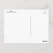 Tレックス ポストカード (裏面)