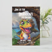 Tレックス、恐竜誕生日、 招待状 (スタンド正面)