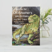 Tレックス、恐竜誕生日、 招待状 (スタンド正面)