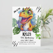 Tレックス、恐竜誕生日、 招待状 (スタンド正面)