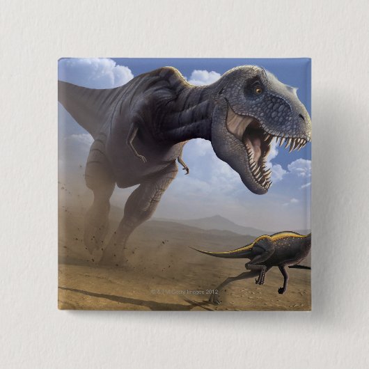 Tレックス 缶バッジ (正面)