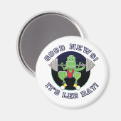 Tレックス。良いニュース脚日だ！ マグネット (正面/裏面)