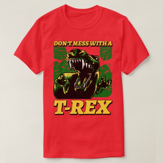 Tレックス Tシャツ (デザイン正面)