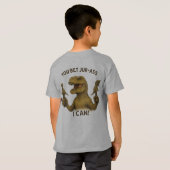 TレックスJur-Ass I can Tシャツ (裏面フル)