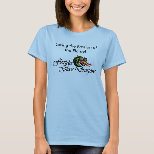 Tワイシャツを好む炎の情熱 Tシャツ (正面)