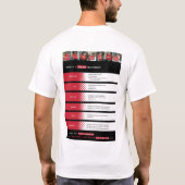 Tワイシャツ健康な人間関係 Tシャツ (裏面)