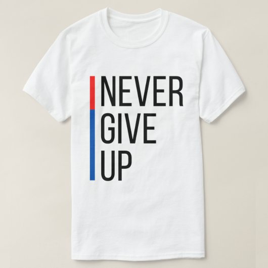 T与えシャツをアップしない Tシャツ (デザイン正面)