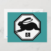 T中国のシャツとプレゼントの年 シーズンポストカード (正面/裏面)