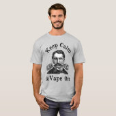 T保シャツは落ち着いてVape Tシャツ (正面フル)