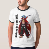 T信じシャやる気を起こさせるツ Tシャツ (正面)