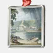 「T刻まれるセーヌ河の意見」からのラロシュ、 メタルオーナメント (左)