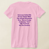 T前向きシャツ Tシャツ (レイダウン裏面)