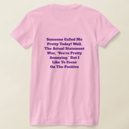 T前向きシャツ Tシャツ (レイダウン裏面)