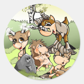 T型のイースターシール ラウンドシール