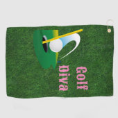 T型タイム得はカスタム最高ので ゴルフタオル (横)