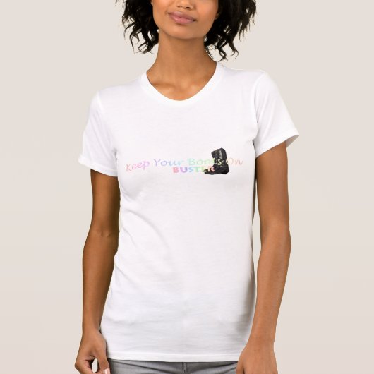 T型ブーツオン Tシャツ (正面)