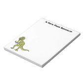 T型レックスイラストレーション ノートパッド (回転)