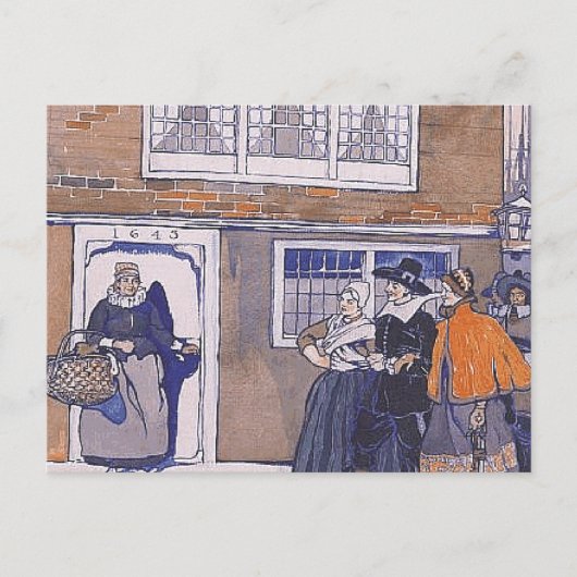 T型植民地の冬 ポストカード (正面)