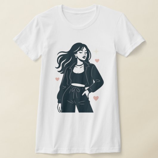 T女の子らしシャツ Tシャツ (レイダウン)