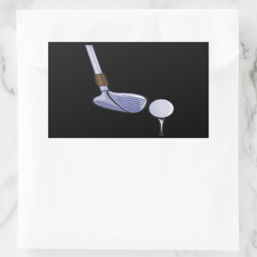 T字上げ 長方形シール (バッグ)