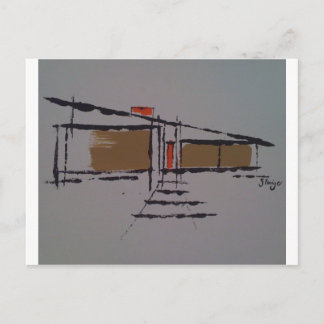 T字型のアイクラーの家#1 ポストカード