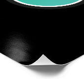 T字型の恐竜 ポスター (コーナー)