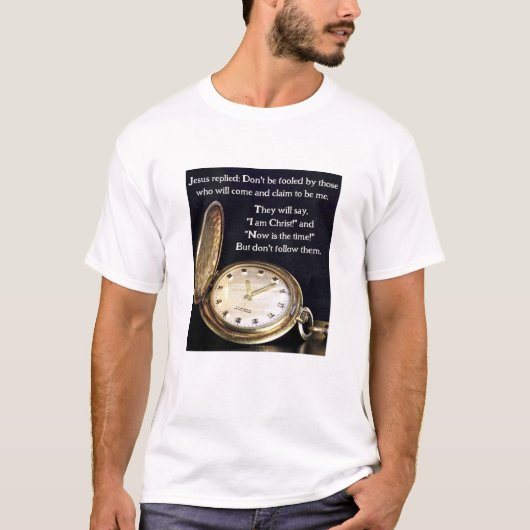 T後を追シャツを使わない Tシャツ (正面)