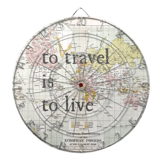 T旅行は住むことです ダーツボード (正面)