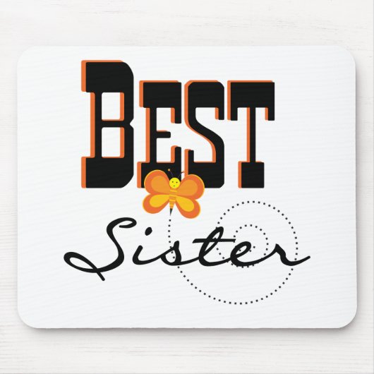 T最高のシャツとギフトの姉 マウスパッド (正面)