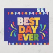 T最高のシャツのキッズデイ。誕生日、お祝い (正面/裏面)