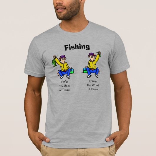 T最高のシャツのタイムス魚釣り Tシャツ (正面)