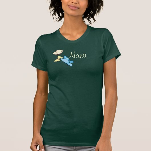 T最高のシャツ蝶のナナ Tシャツ (正面)