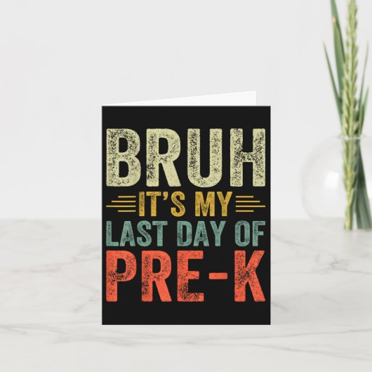 T校のK前最終日のBruhその私の最後の日 カード (正面)